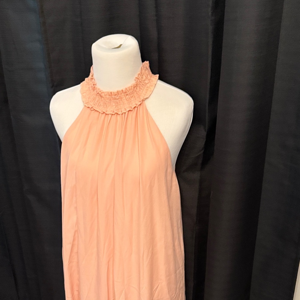 Pink Lily Peach Maxi Dress